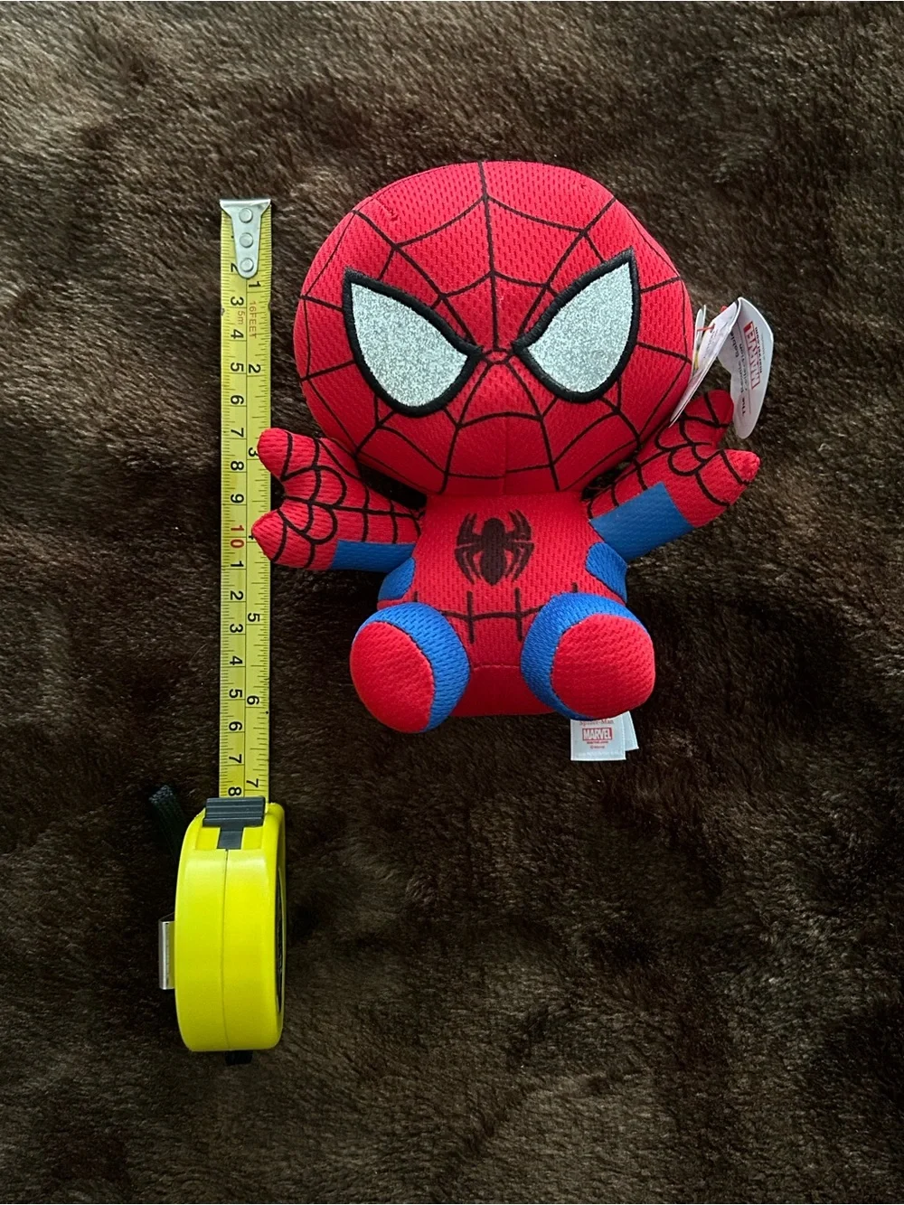 Ty Red & Blue Spider-Themed Plush